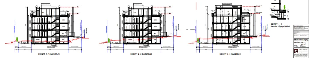 Karl Heinz Geldmacher, Projekt, Neubau einer Wohnanlage in Heiligenhafen, Entwurf